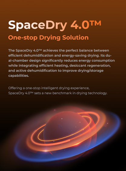 Creality Space Pi X4 Filament Dryer – Dual Chamber, Active Dehumidification