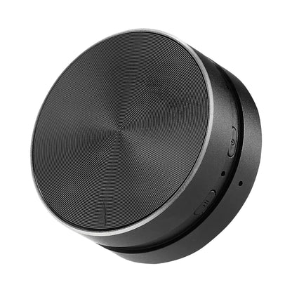 Red R.E.D. Shopping conduction speaker with sleek design, showcasing its compact size and modern audio technology.