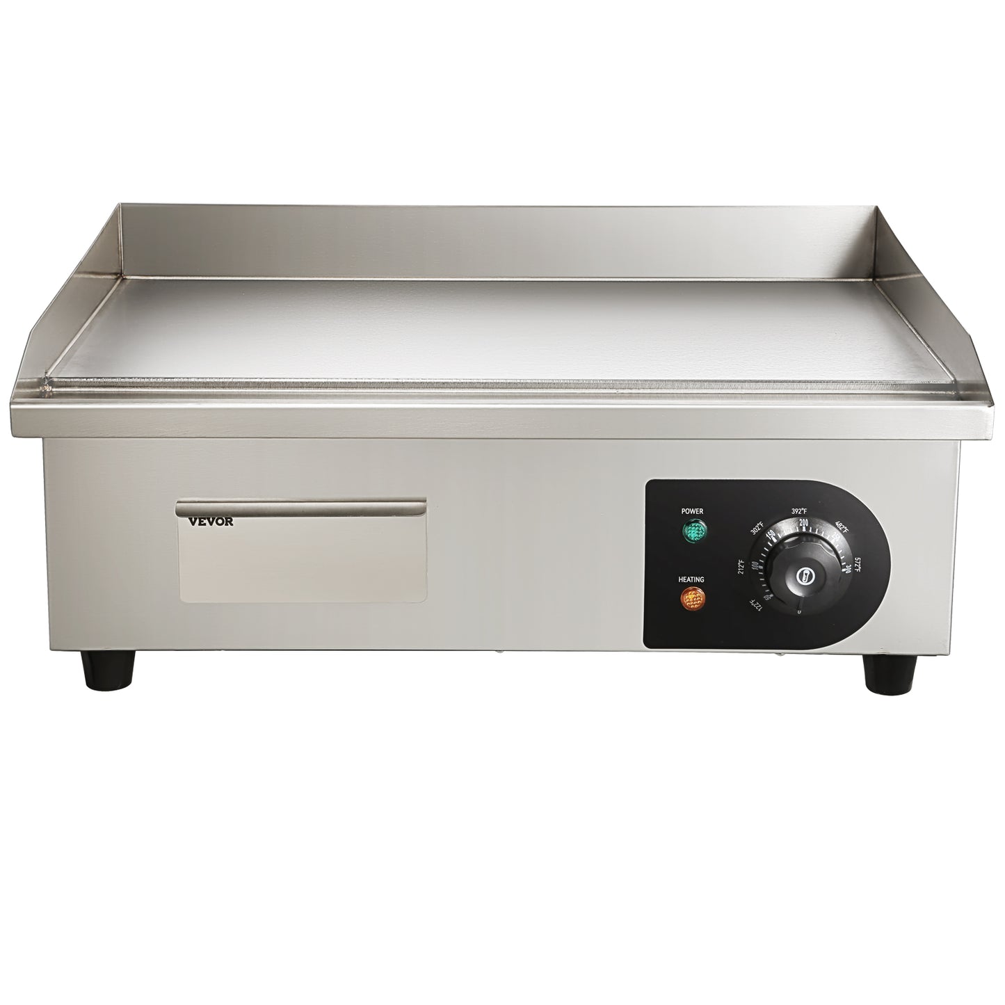 SucceBuy 21" Commercial Electric Teppanyaki Grill | Non-Stick Griddle | 220V