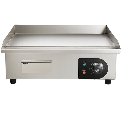 SucceBuy 21" Commercial Electric Teppanyaki Grill – Flat Top Griddle