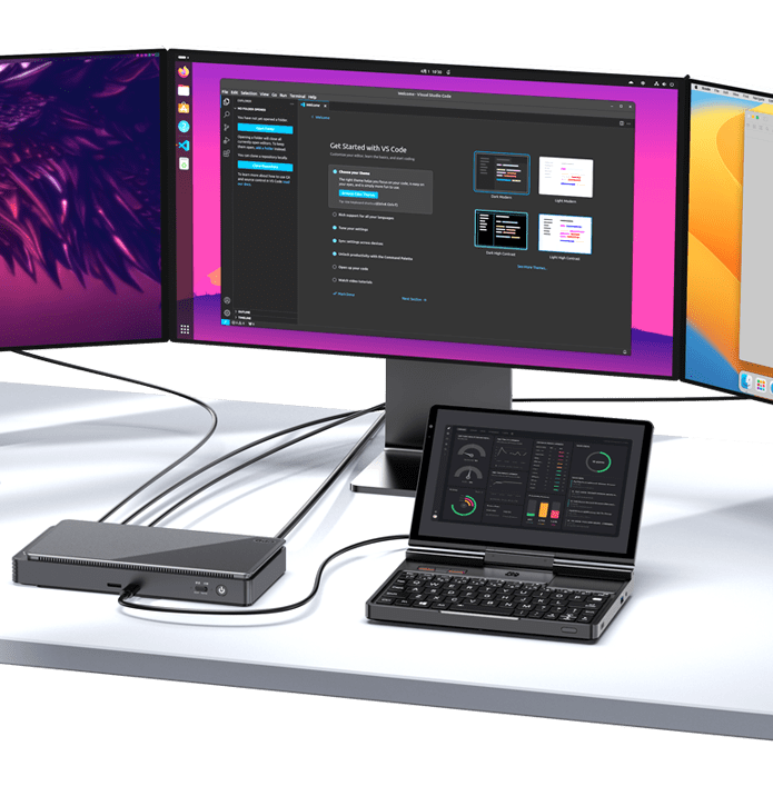 GPD Pocket4 2-in-1 Mini Laptop – AMD AI 9 HX 370 / 8840U, 8.8" 2560×1600 144Hz, DDR5, NVMe, Windows 11