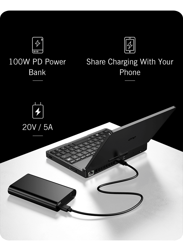 GPD Pocket4 2-in-1 Mini Laptop – AMD AI 9 HX 370 / 8840U, 8.8" 2560×1600 144Hz, DDR5, NVMe, Windows 11
