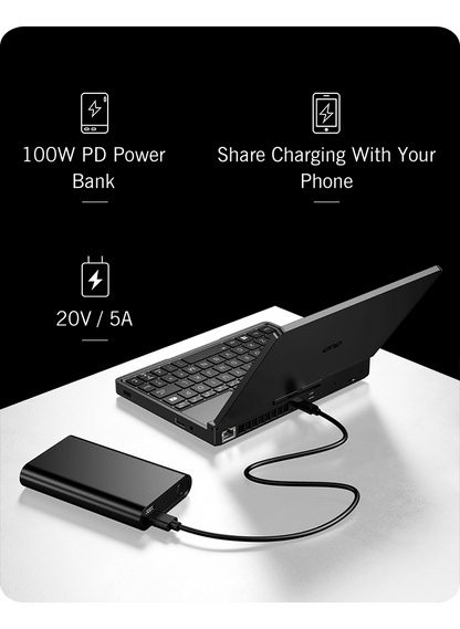 GPD Pocket4 2-in-1 Mini Laptop – AMD AI 9 HX 370 / 8840U, 8.8" 2560×1600 144Hz, DDR5, NVMe, Windows 11