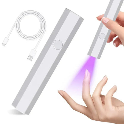 Mini UV LED Nail Lamp by R.E.D. Shopping for gel polish curing, compact design, and efficient nail drying in personal nail care.