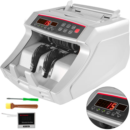 SucceBuy Money Counter 1000pcs/min – UV & MG Fake Banknote Detector, Euro
