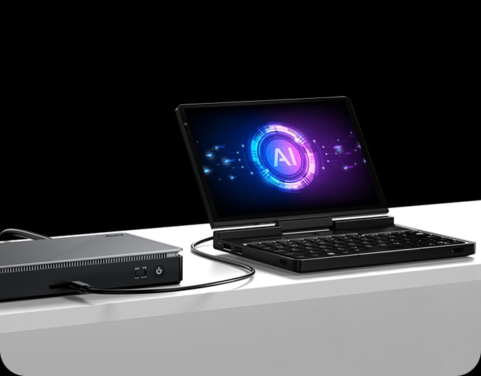 GPD Pocket 4 Handheld Mini Laptop — 8.8" Touch Screen, Portable Gaming & Office PC