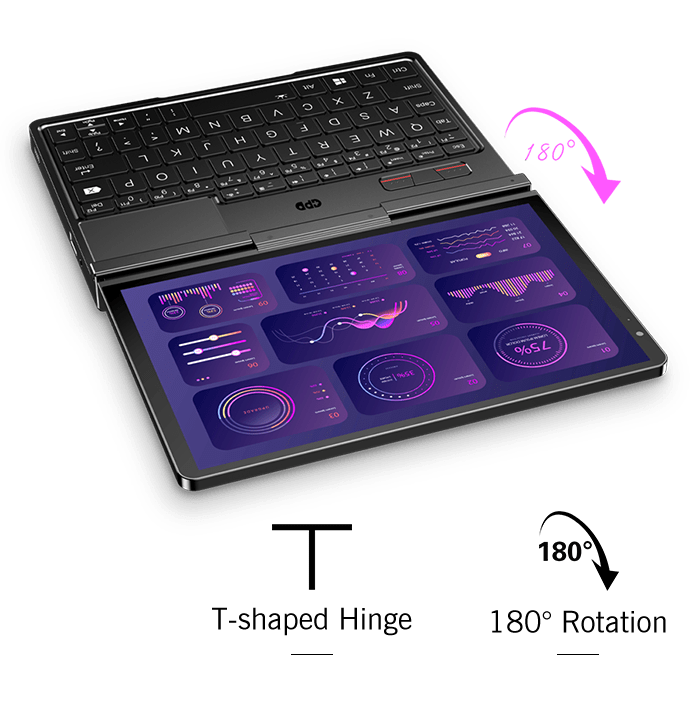 GPD Pocket4 2-in-1 Mini Laptop – AMD AI 9 HX 370 / 8840U, 8.8" 2560×1600 144Hz, DDR5, NVMe, Windows 11