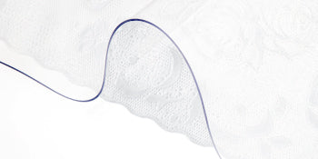 SucceBuy Transparent PVC Table Cloth – 1.5–2mm Soft Glass, Waterproof, Oilproof Desk Protector