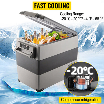 SucceBuy Portable Car Refrigerator & Freezer | 20–55L | DC 12V/24V & AC 110-240V | EU Stock