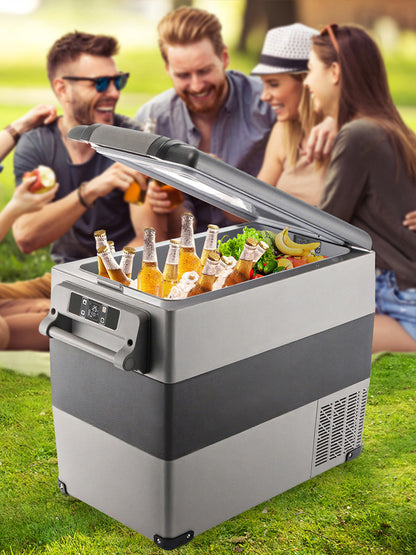 SucceBuy Portable Car Refrigerator & Freezer | 20–55L | DC 12V/24V & AC 110-240V | EU Stock