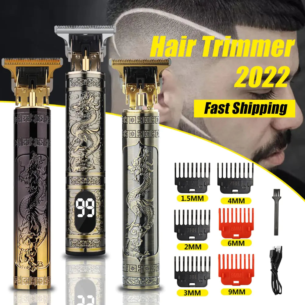 Rechargeable waterproof men's shaver trimmer from R.E.D. Shopping with precision grooming blades and ergonomic design.