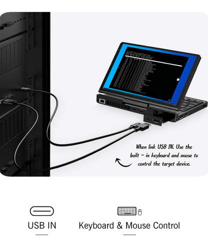 GPD Pocket4 2-in-1 Mini Laptop – AMD AI 9 HX 370 / 8840U, 8.8" 2560×1600 144Hz, DDR5, NVMe, Windows 11