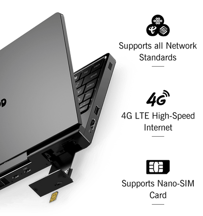 GPD Pocket4 2-in-1 Mini Laptop – AMD AI 9 HX 370 / 8840U, 8.8" 2560×1600 144Hz, DDR5, NVMe, Windows 11