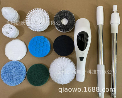 Set of household cleaning brushes from R.E.D. Shopping, including scrubbing tools for kitchen, bathroom, and general cleaning tasks.
