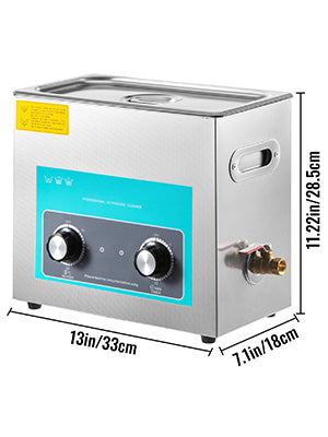 SucceBuy 6L Ultrasonic Vinyl Record Cleaner | Jewelry, Dental & Contact Lens