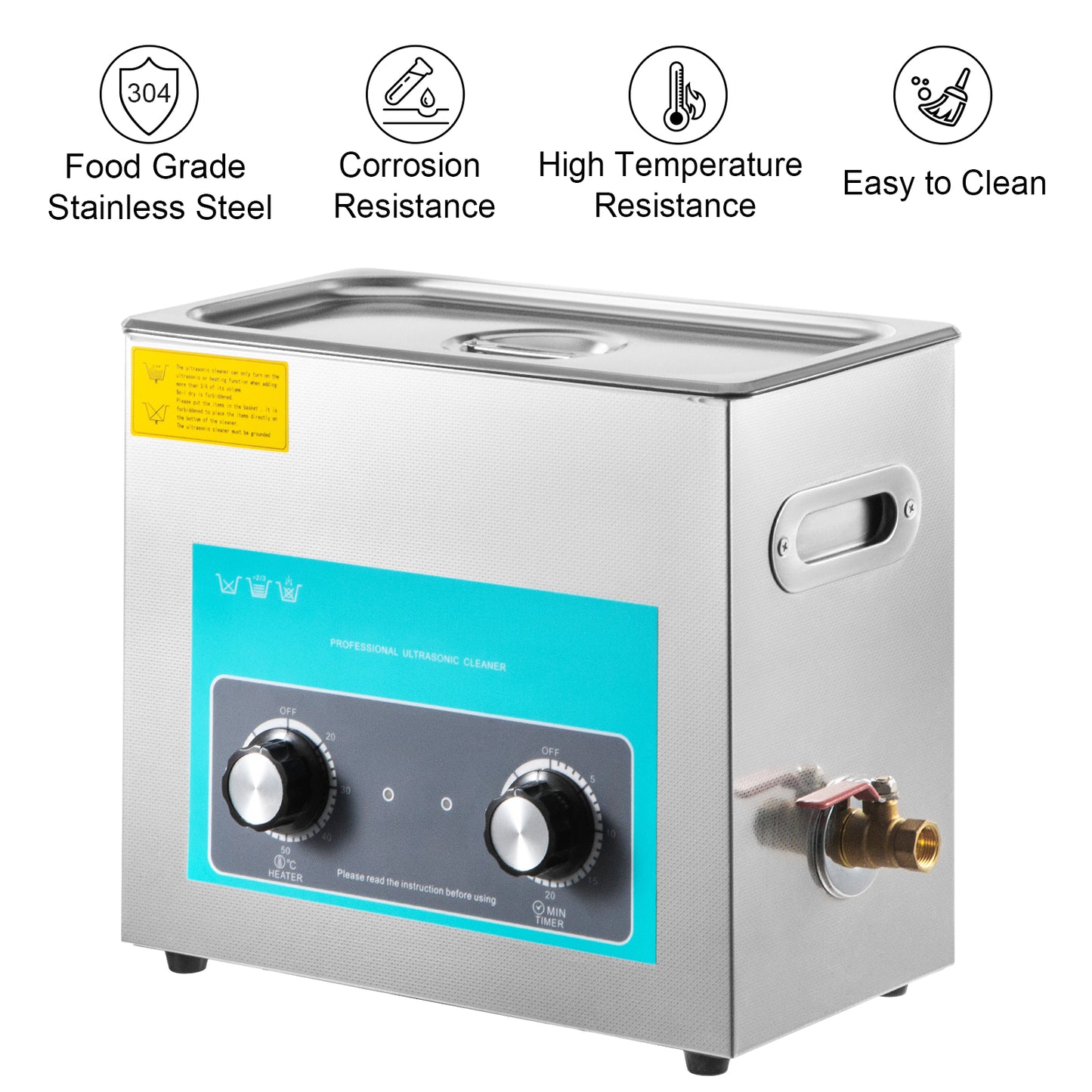 SucceBuy 6L Ultrasonic Vinyl Record Cleaner | Jewelry, Dental & Contact Lens