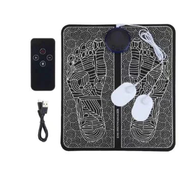 R.E.D. Shopping EMS Neuropathy Mat for electric muscle stimulation and acupressure therapy, designed for pain relief and relaxation.