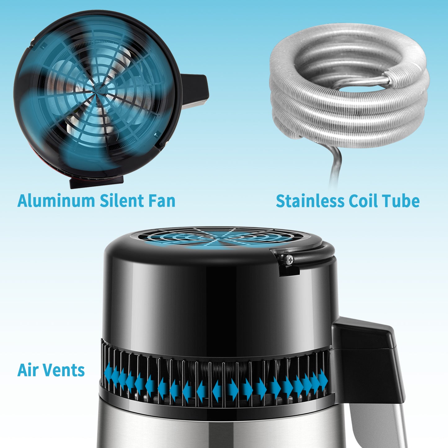 SucceBuy 4L Water Distiller Purifier