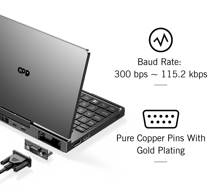 GPD Pocket 4 Handheld Mini Laptop — 8.8" Touch Screen, Portable Gaming & Office PC